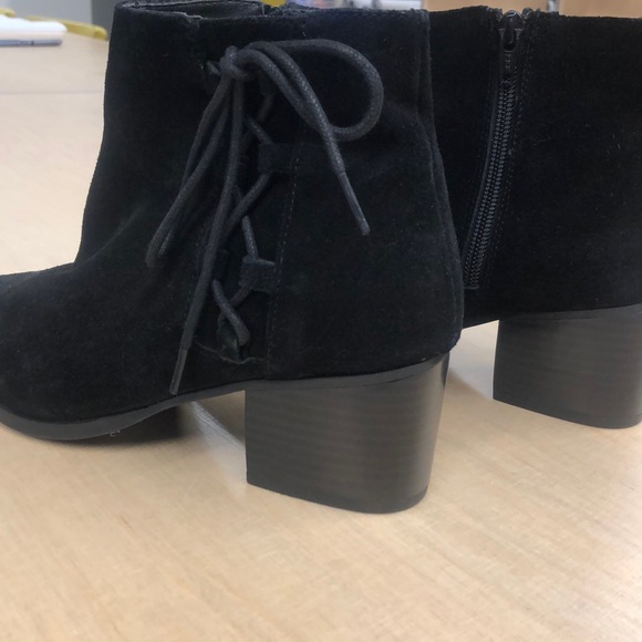 SOLD! Topshop Suede Booties - Picture 2 of 4